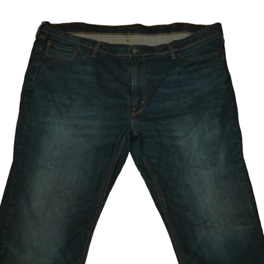 Levis 541 Jeans Mens 44 x 32 Dark Blue Straight Leg Athletic Tapered Denim
